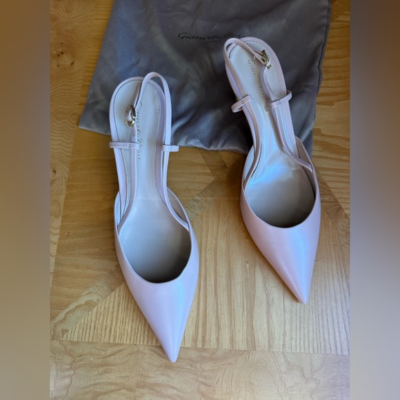 Gianvito Rossi ascent 55 sling back pump SZ 40 nude - Picture 15 of 15